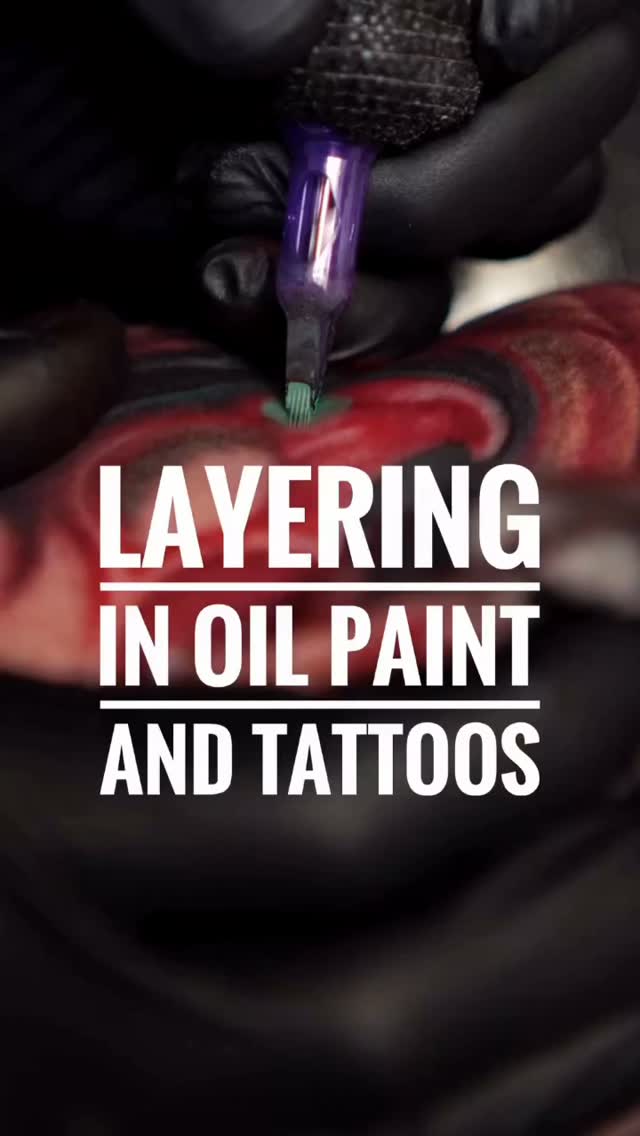 A brief overview of how my oil painting practice has helped me refine my tattooing techniques. 

While there is no artistic medium with a direct 1:1 crossover t