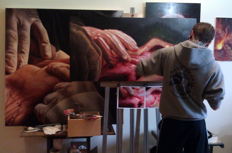 Working on the finishing touches…