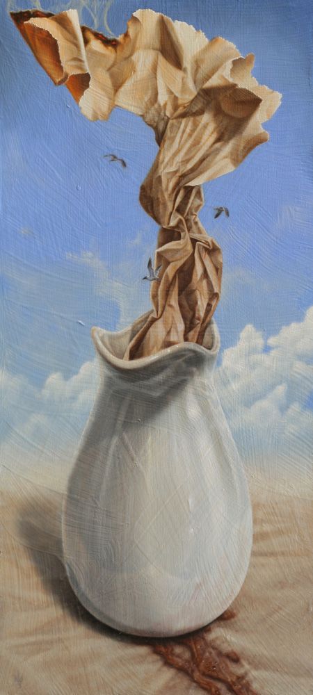 Endgame IV, oil on panel, 12 x 24in, 2013