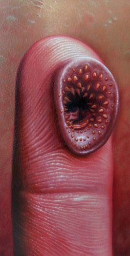 Grasping, oil on panel, 10in x 20in, 2008