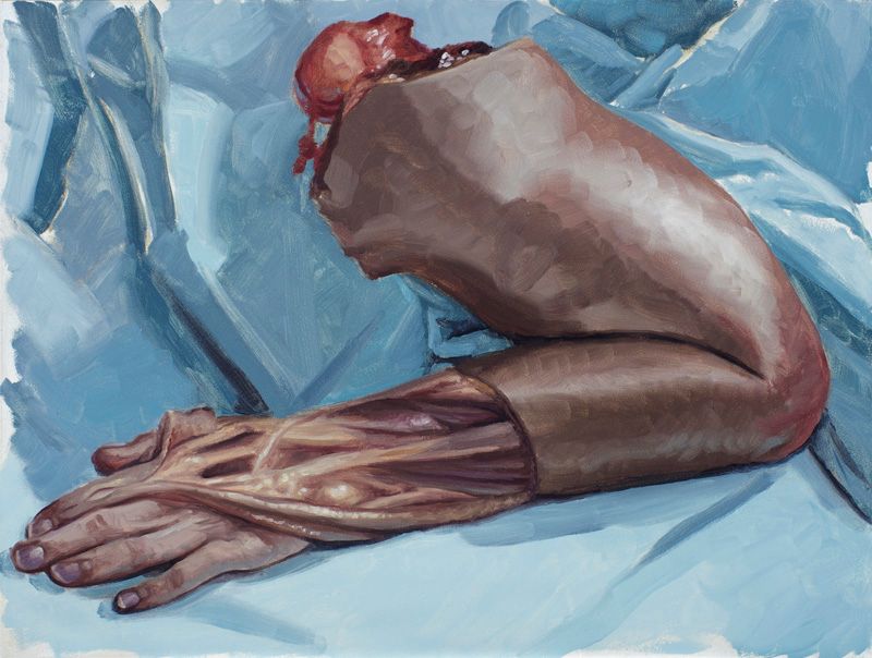 Study of an Arm, oil on panel, 9 x 12 inches, 2016