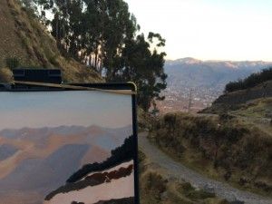 First stop in Cusco, Peru: 2 hour sunset study.