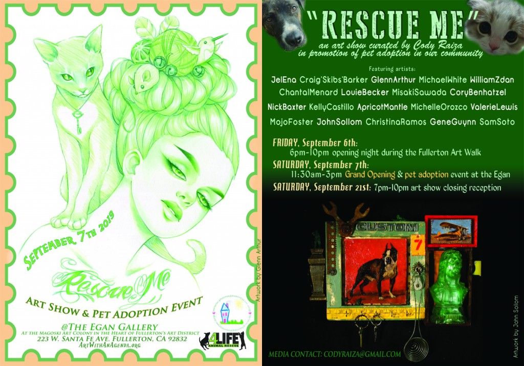 “Rescue Me” Art Show Closing Reception