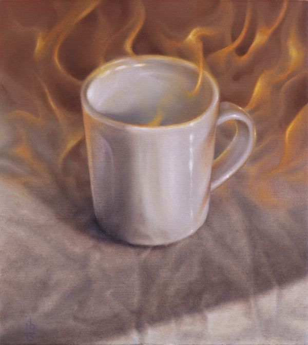 Endgame III, oil on board, 6.5 x 7.5in, 2012-13