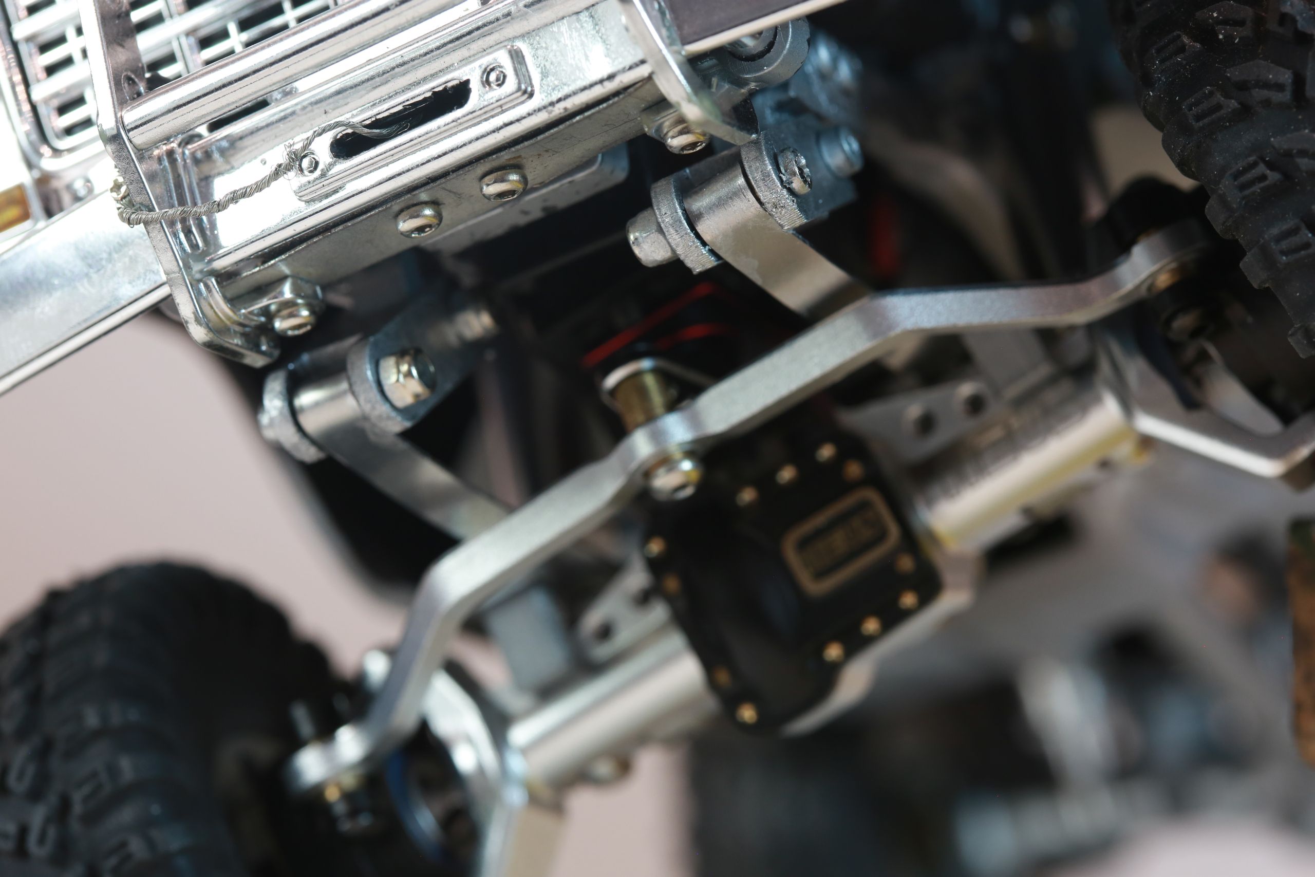 1/18 scale traxxas trx4m based custom rc build of a chevy k10 with micro leaf spring suspension system.