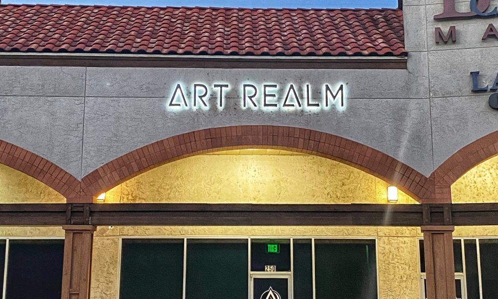 Nick Baxter's studio Art Realm Tattoo and Gallery located in Austin, Texas