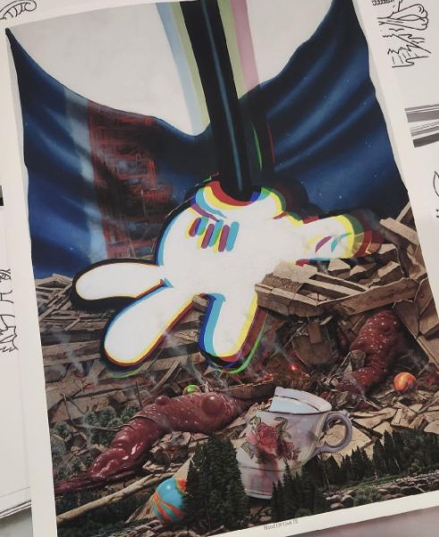 "Hand Of God III" Archival Giclee Print — view 1