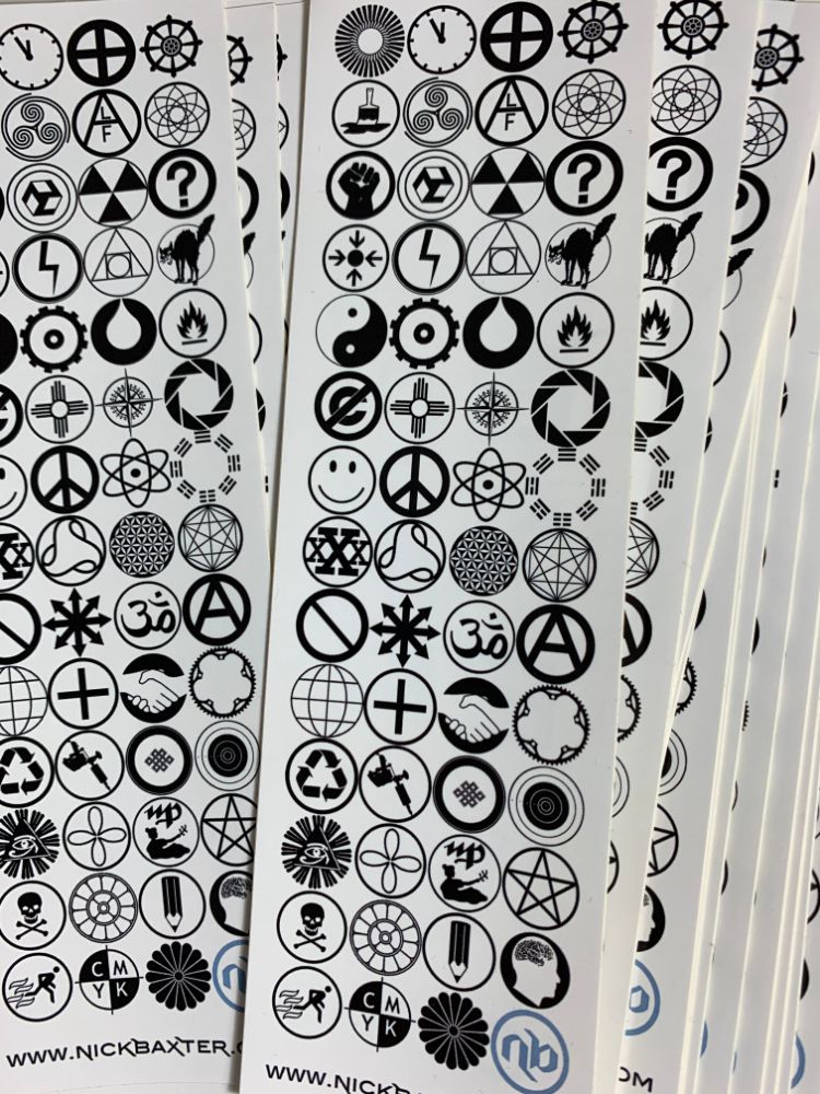 NB Woven Patch and Sticker Pack — view 3