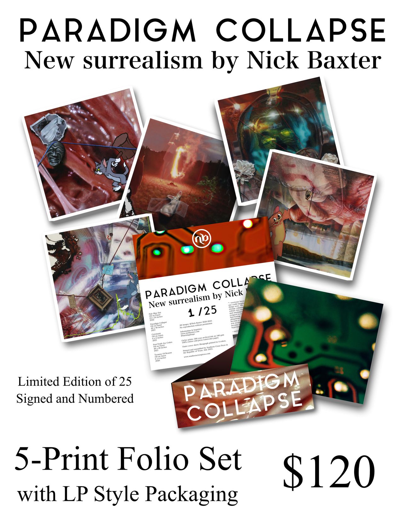 Paradigm Collapse 5-Print LP Folio Set — view 1