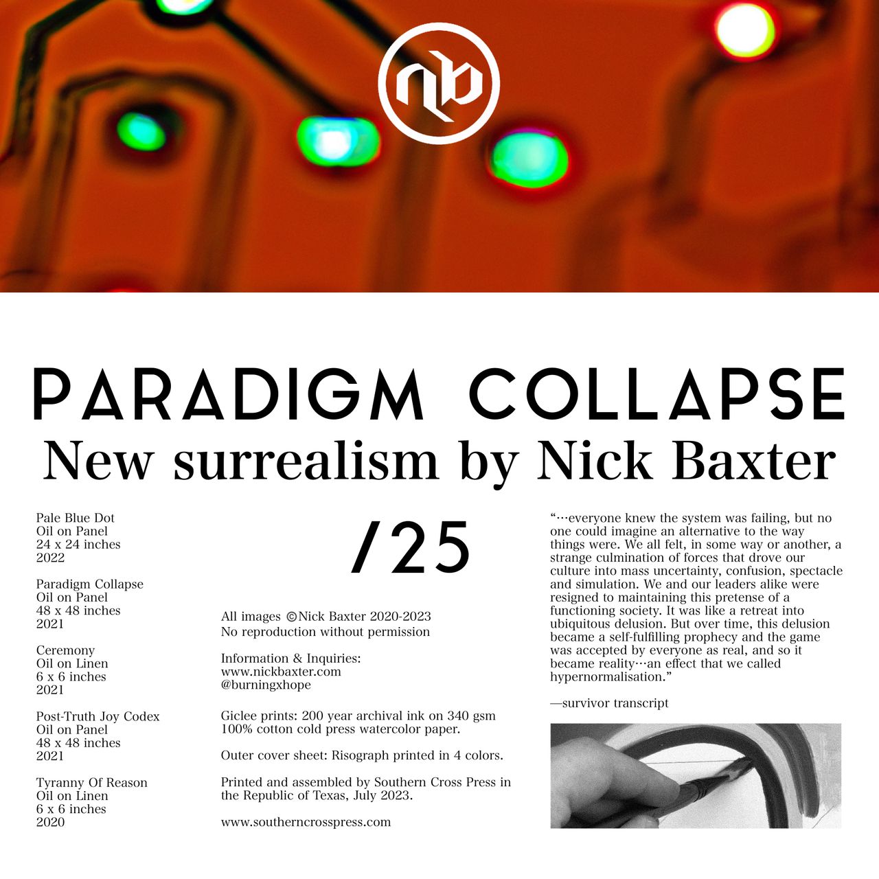 Paradigm Collapse 5-Print LP Folio Set — view 2