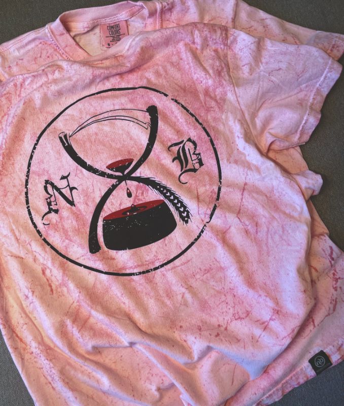 Pink Tie Dye NB "Lifesblood" T-Shirt — view 1